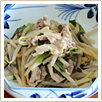 もやしと豚肉炒め